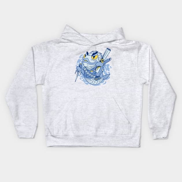 Army Fish P R t shirt Kids Hoodie by LindenDesigns